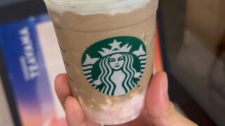 ピーチパンナコッタ&アールグレイティーフラペチーノ